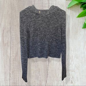 Hooded crop top